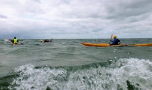 oefenen op zee