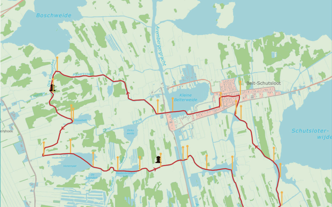 Kanoroutes in Friesland