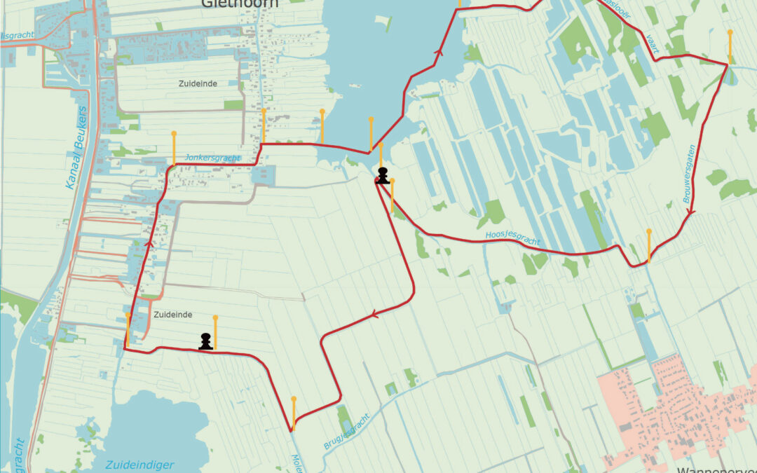 Routes in Overijssel