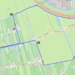 Kanoroute Alphen Rietveld, lengte 10 km of 3,5 km